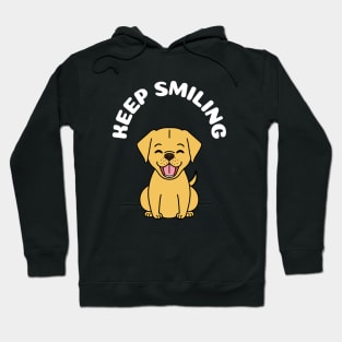 Keep Smiling, Dog Hoodie